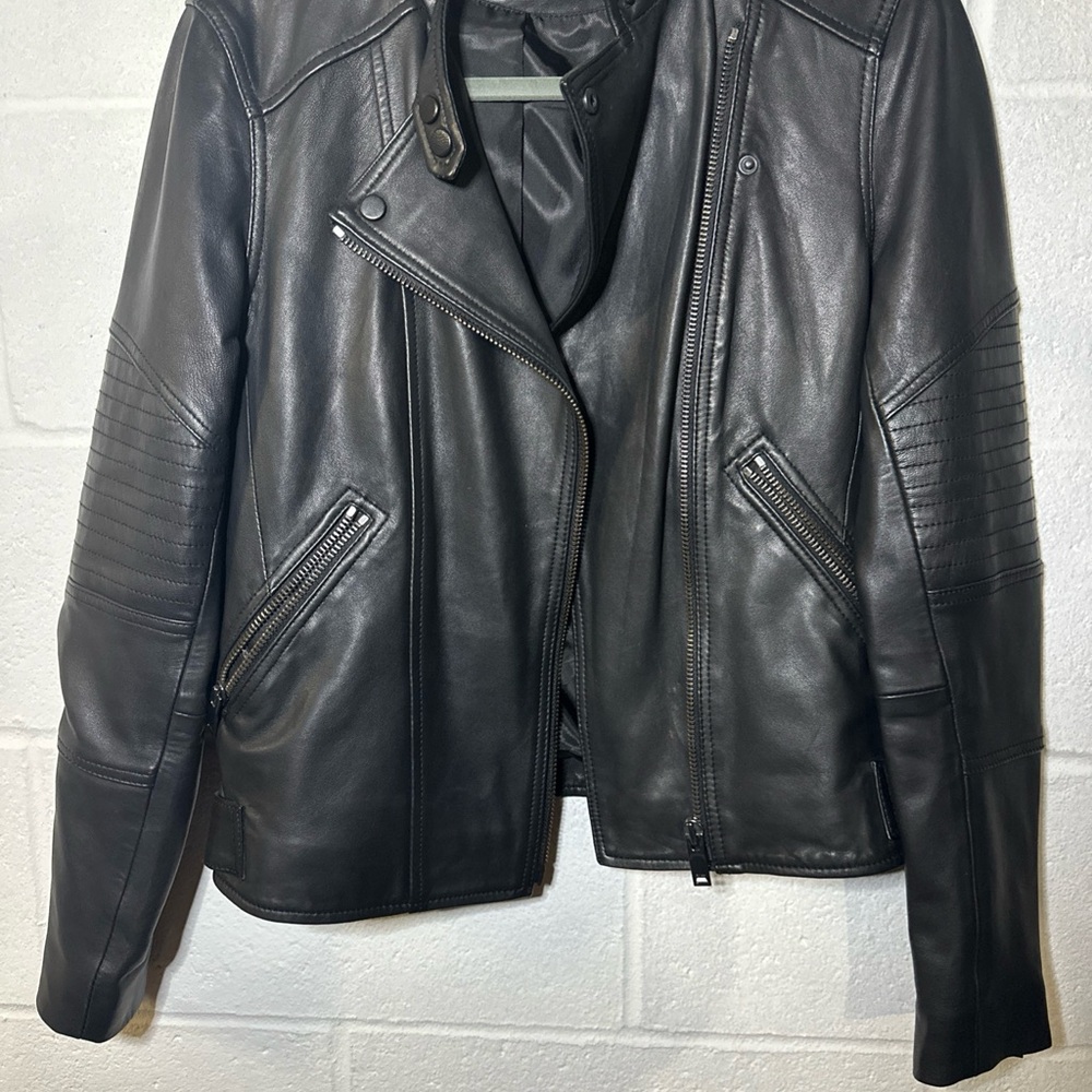 Reiss Women’s Leather Jacket Size 6